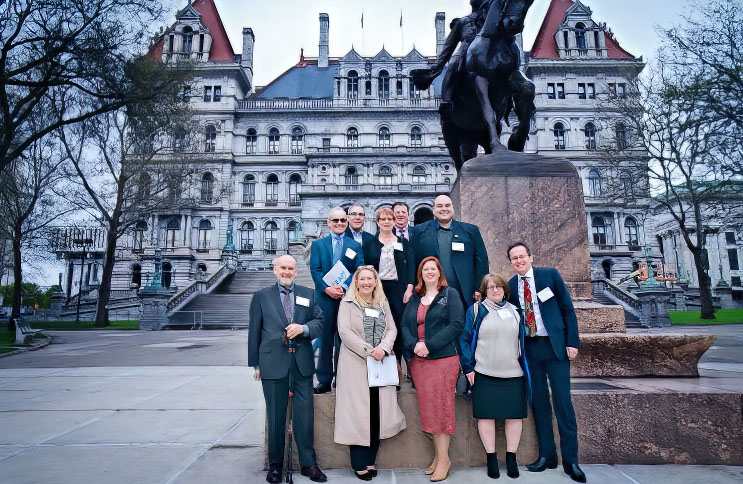 Members of NYSVMs at US capitol